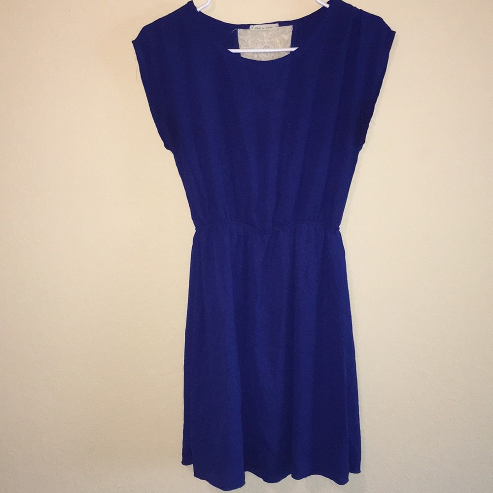 Blue dress